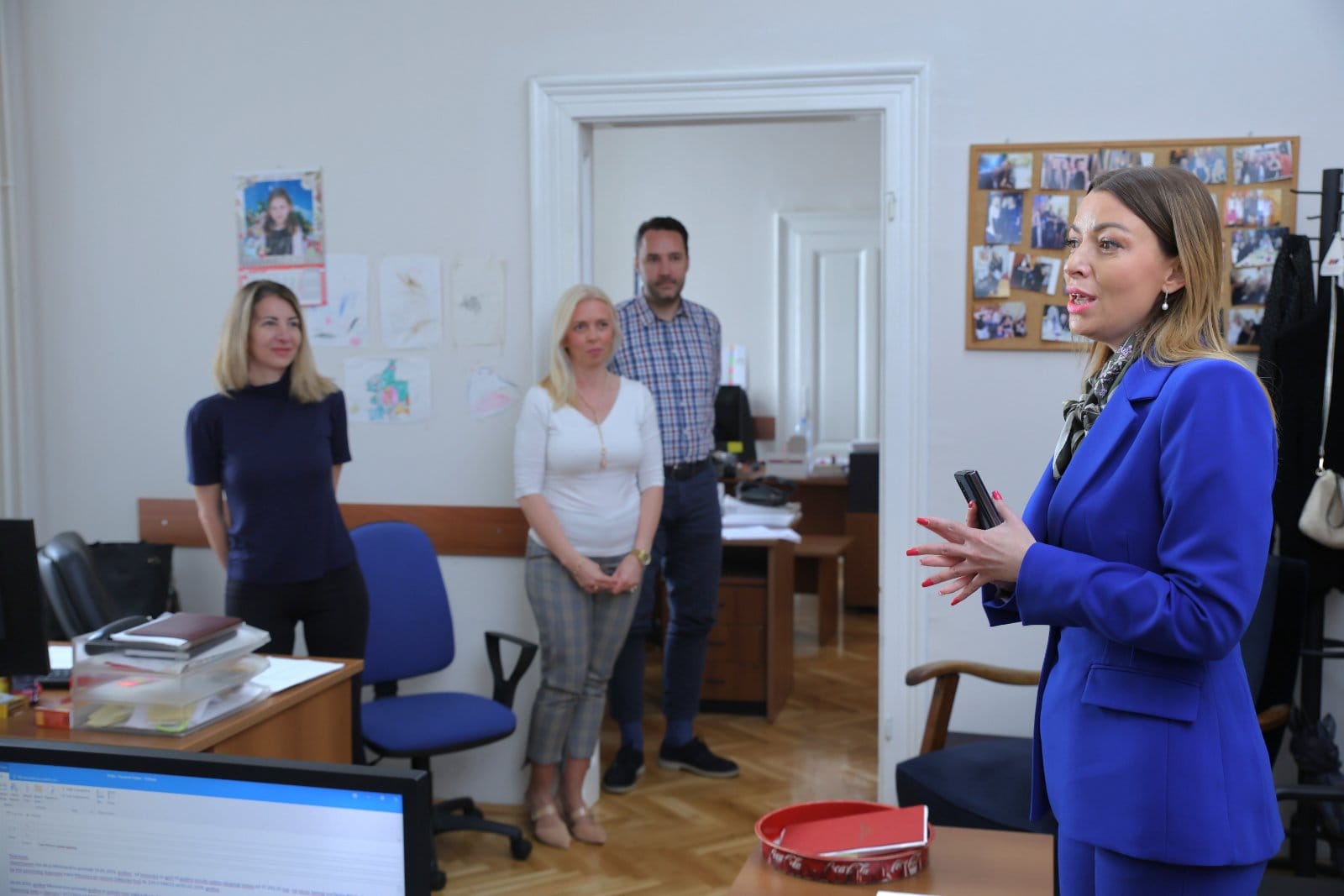 Министарка привреде Адријана Месаровић данас је обишла и упознала ...